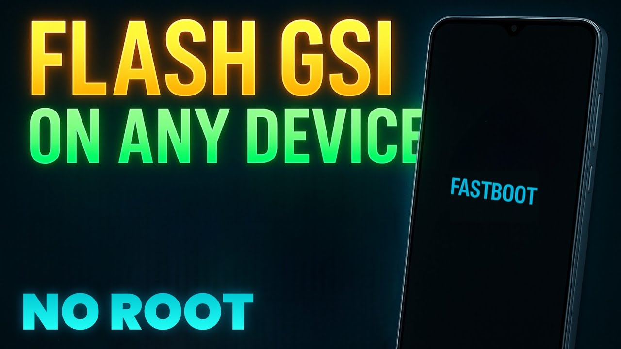 Flash GSI on Any Android Phone | No Root Needed | Step-by-Step Guide!