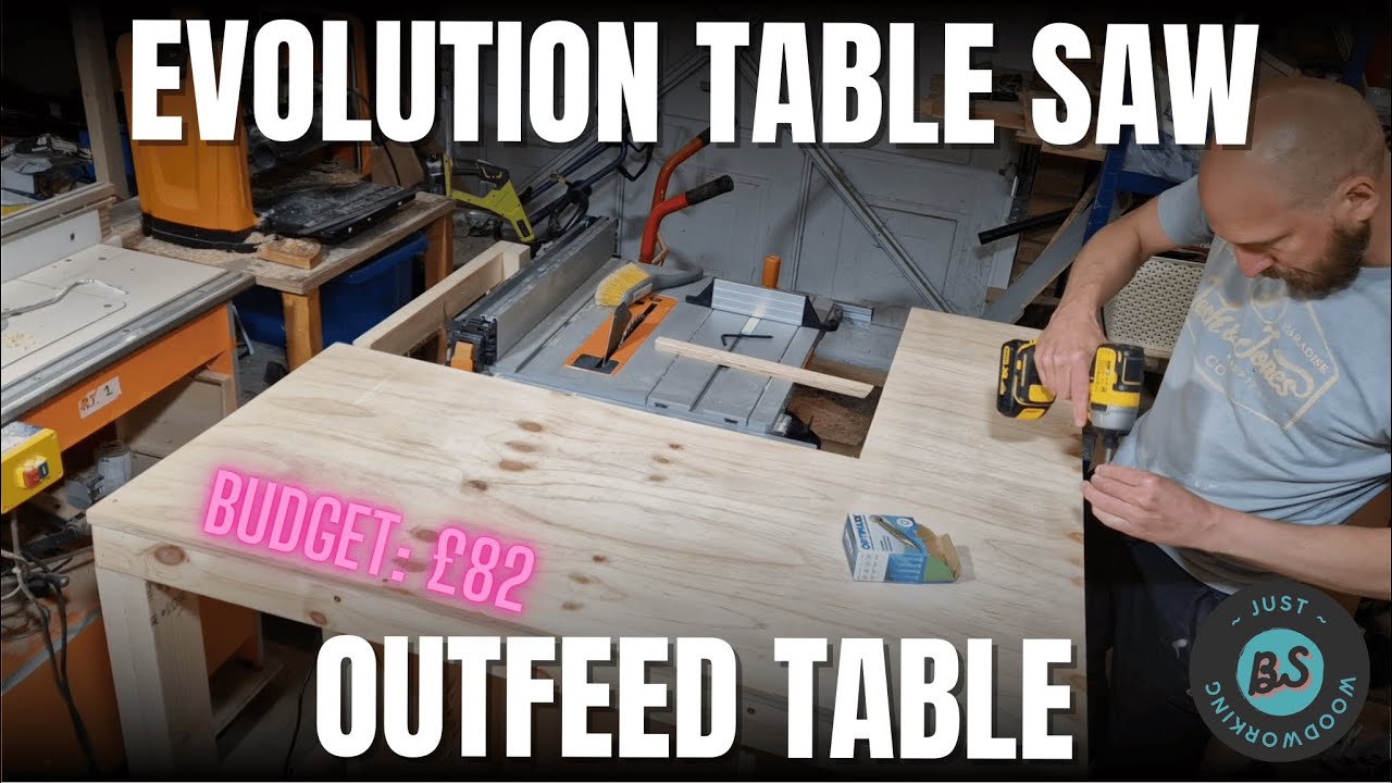 DIY Table Saw Outfeed Table for Under &pound;100 &ndash; Game-Changer for Your Workshop!