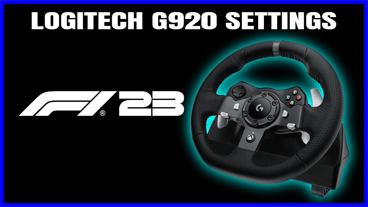 F1 23 - Logitech G920 Best Wheel Settings - Realistic Feel