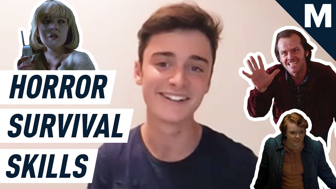 'Hubie Halloween' Star Noah Schnapp Plays 'Up the Stairs or Out the Door' | Mashable