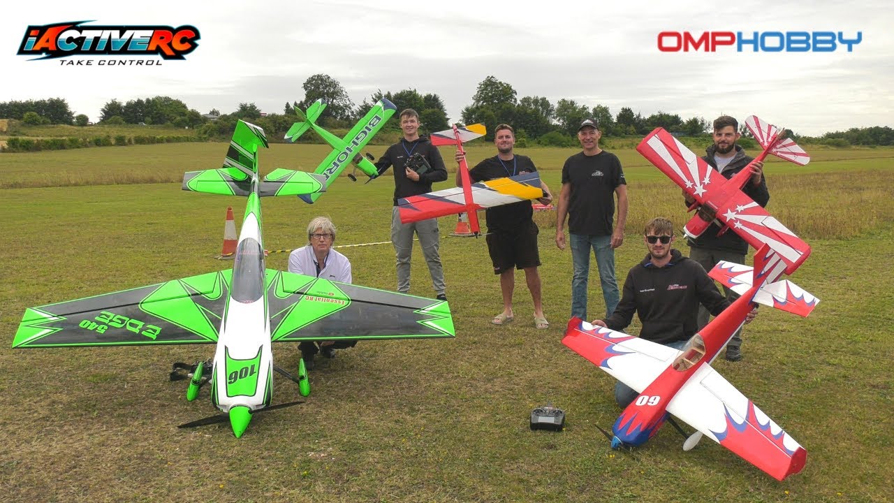 OMP Hobby RC aircraft demo for iActiveRC by RJ AeroTeam & Trevor Stockham | Popham Model Show 2022