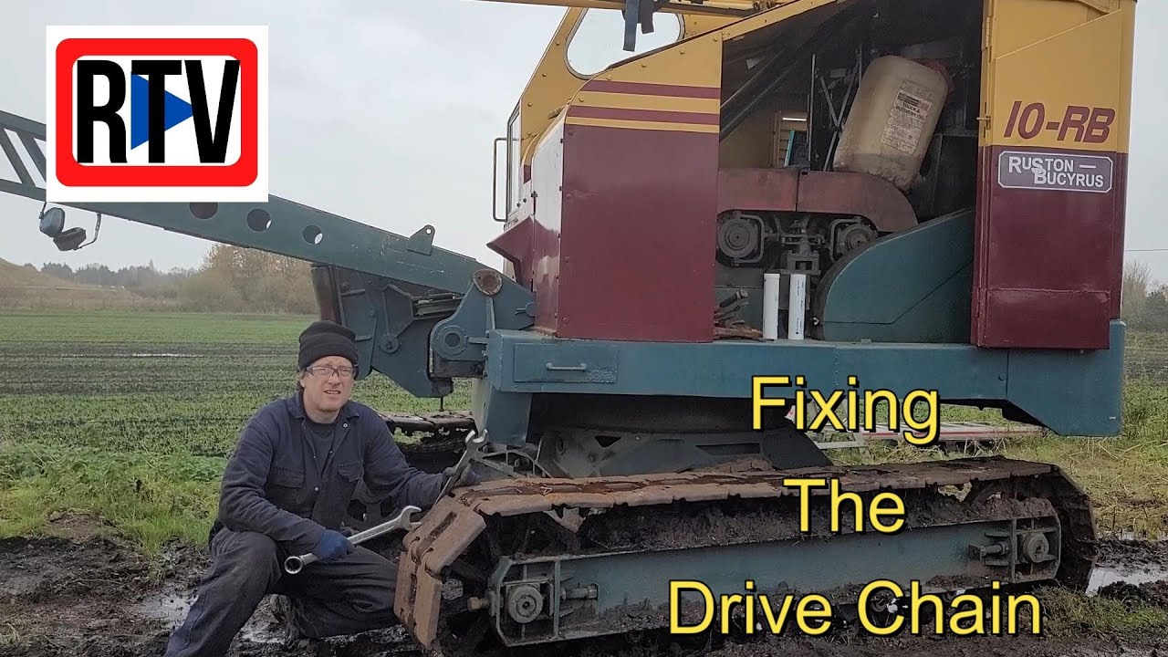 Ruston Bucyrus, 10 RB. Drive Chain Issue Fix