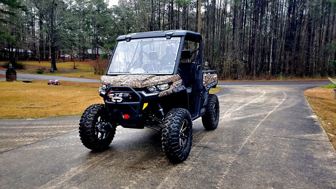 Can-Am Defender Xmr 2021: обзор и установка 2-дюймового кронштейна для подъёма