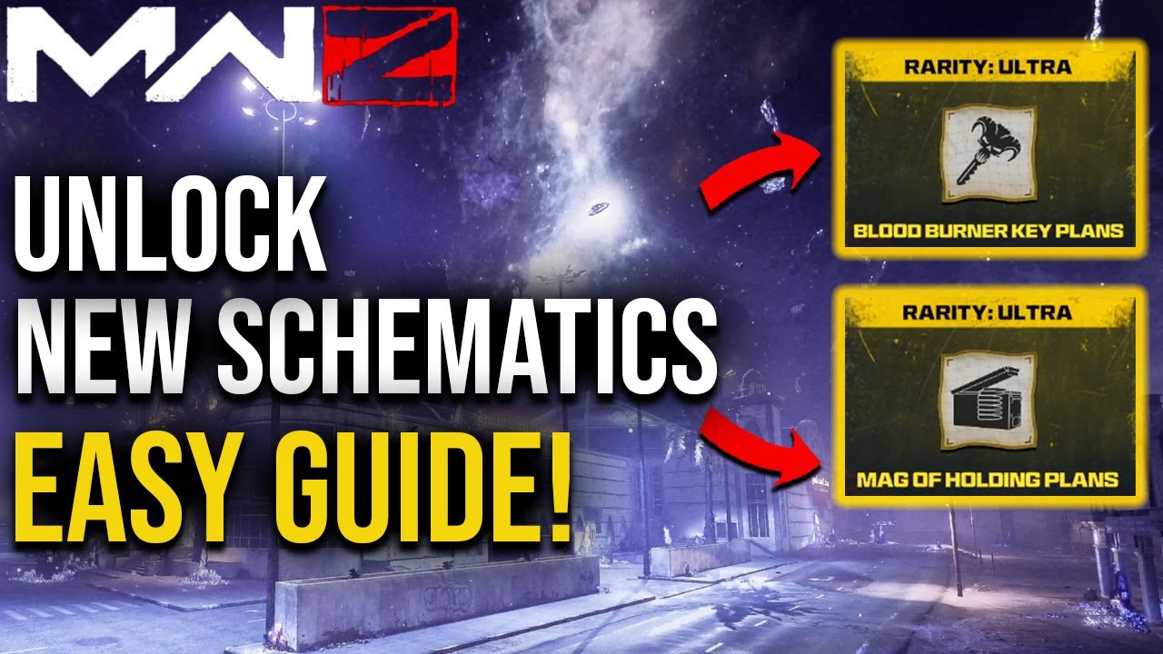 EASY UNLOCK COD MW3 ZOMBIES NEW SCHEMATICS