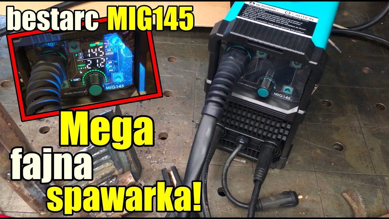 Mały ale wariat:) Najlepsze testy jakie przeprowadziłem! Spawarka BESTARC MIG145! Super spawarka!
