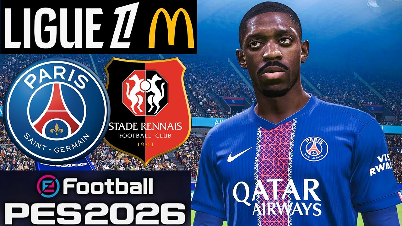 Paris Saint-Germain vs Stade Rennais | Ligue 1 | 06 Décembre 2025 | PES 2026 MOD