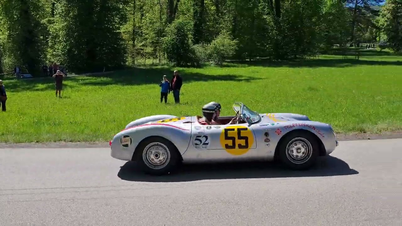 HERKULES Oldtimer Bergrennen, classic car mountain race, Kassel Sonntag 27. April 2025, Run Nr. 2