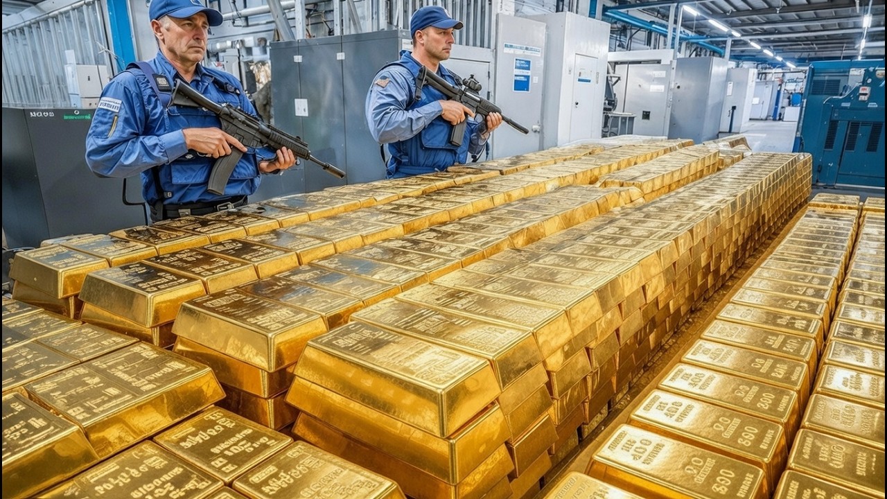 Gold Processing Factory with High Security | Inside a Secure Gold Refinery