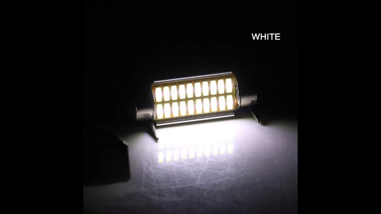 RPTECH 36 mm Sofit Led Canbus C10w Tip Tavan Ve Plaka Led Ampul 10 Ledli Güçlü Işık (2 Adet)