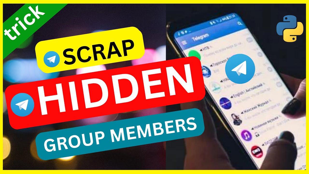 Scrap Hidden Group Members Telegram in 2 min❤️❤️[NEW 2025]