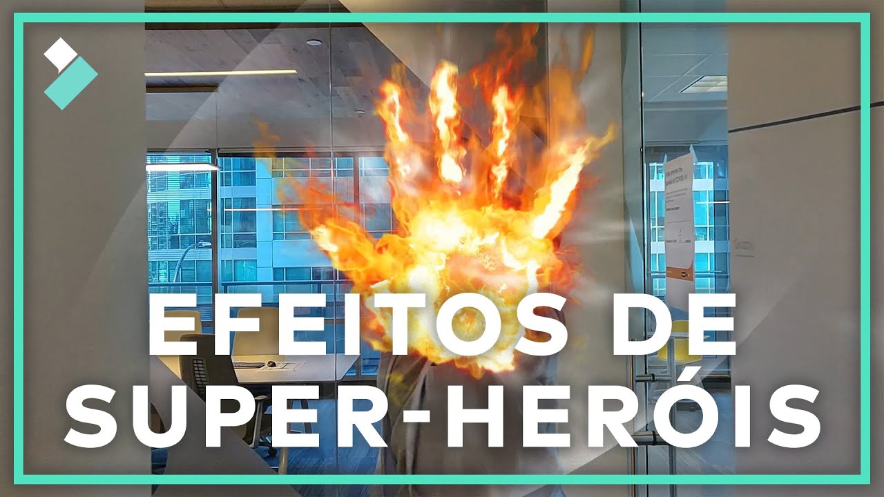 Como fazer efeito de AÇÃO com SUPERPODER de FOGO | Wondershare Filmora