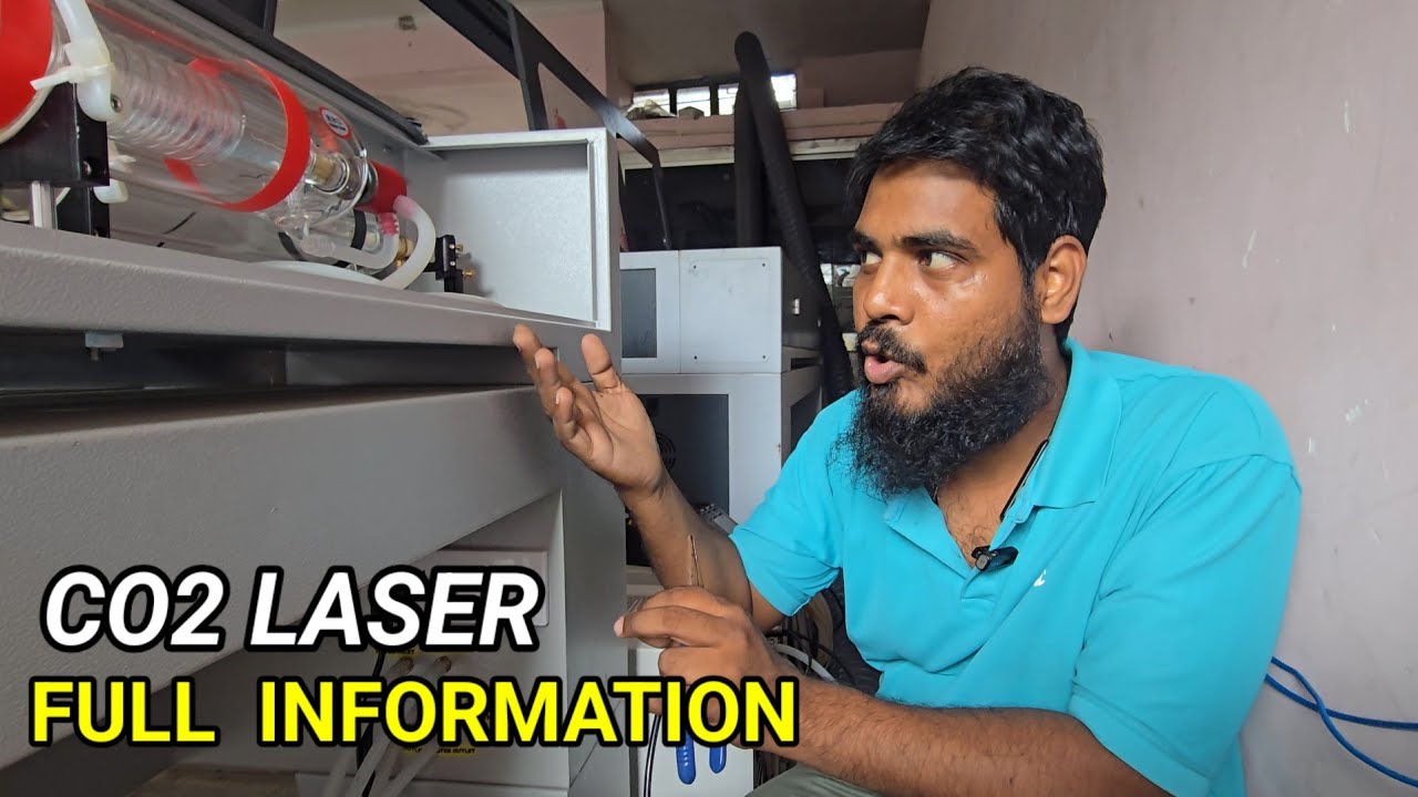 Full information co2 laser machine  📍jaipur #maazranchi #completeart#co2laser 