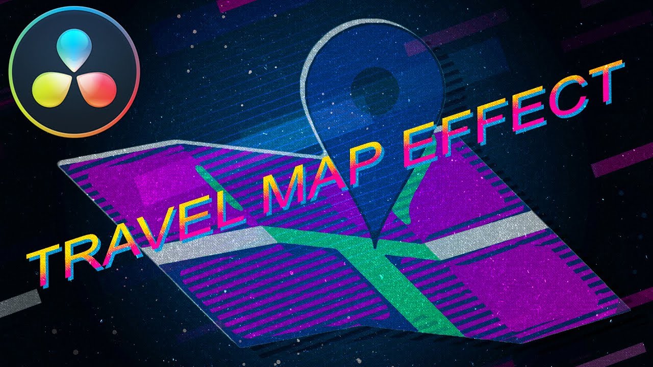 TRAVEL Map Animation | Resolve 16