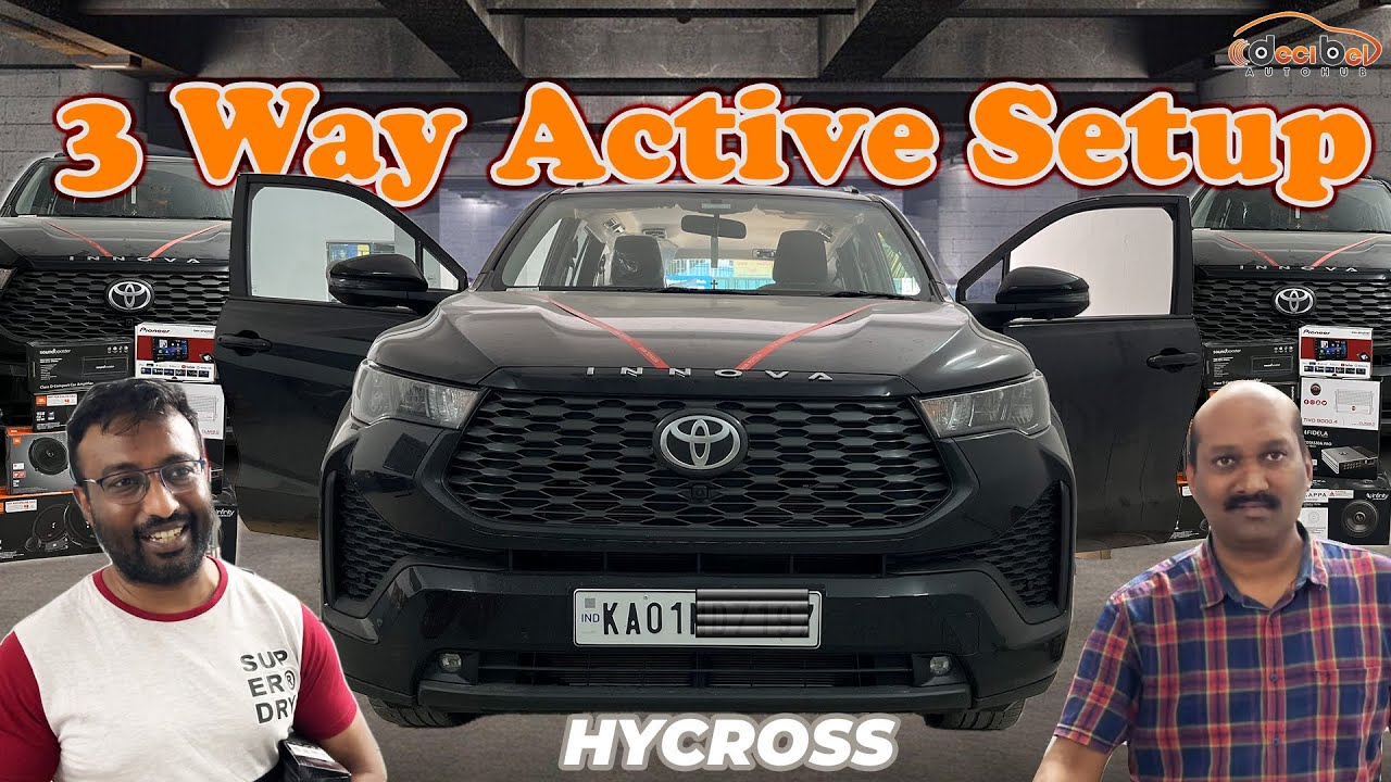 Innova Hycross's 3 Way Audio setup 🔥🔊 | Bangalore Customer kitta கேட்போமா? | Decibel Autohub