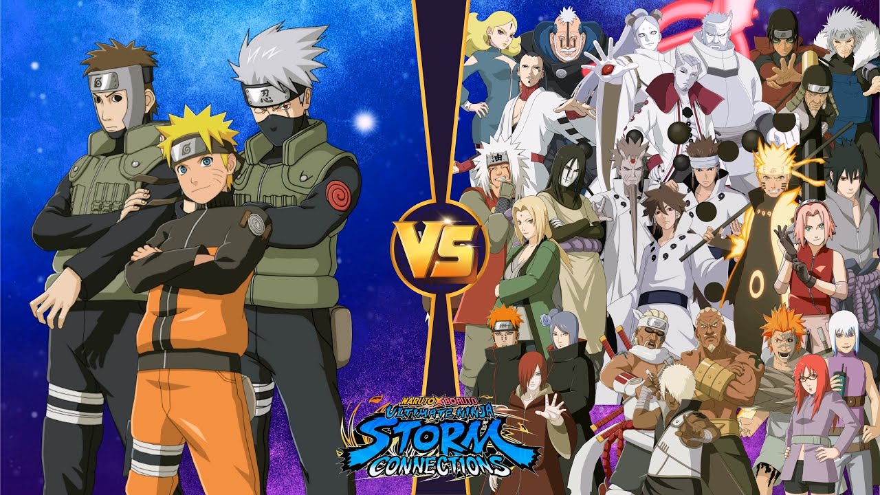 【Наруто, Какаши и Ямато против командного марафона из трёх человек】 NARUTO X BORUTO Ninja STORM GAME