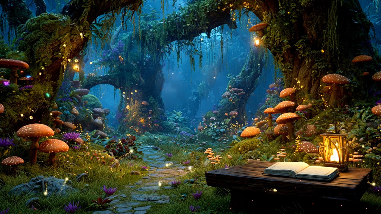 Step Through The Hidden Fairy Trail 🌿 Magical Flute Forest Sounds ✨ Escape Reality & Calm Mind