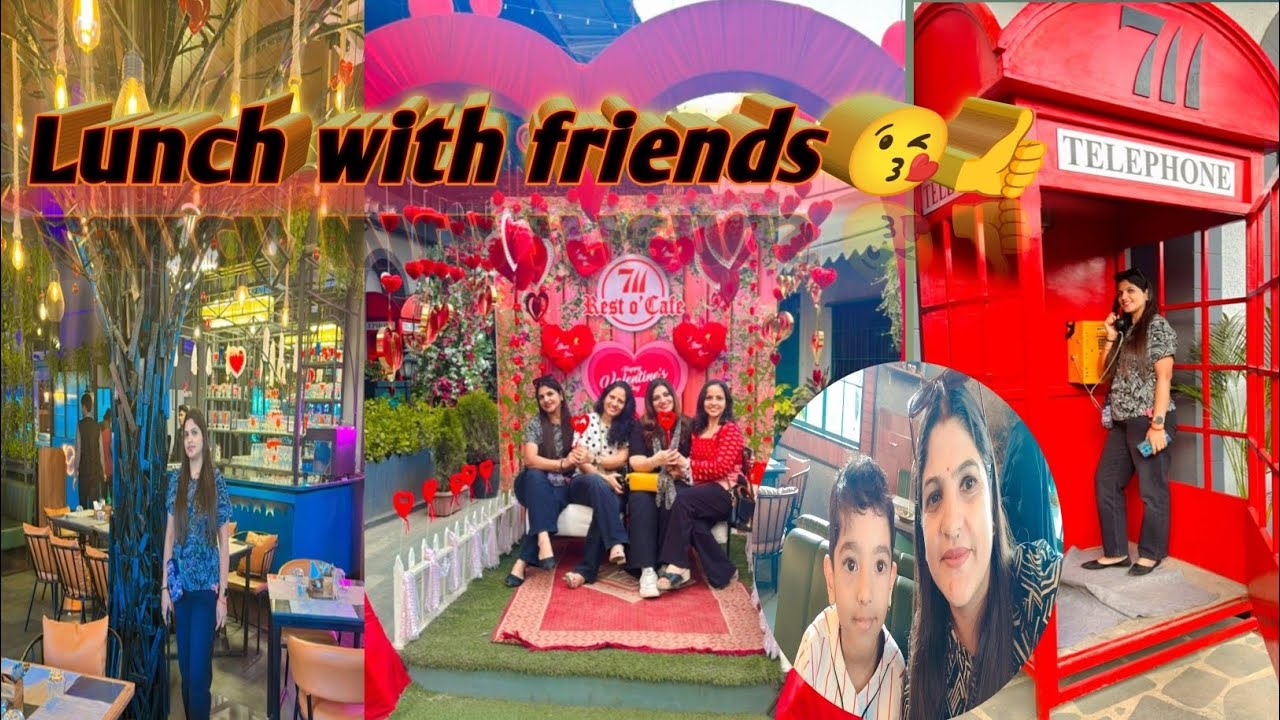 Lunch pe gyi friends ke saath 👍😘