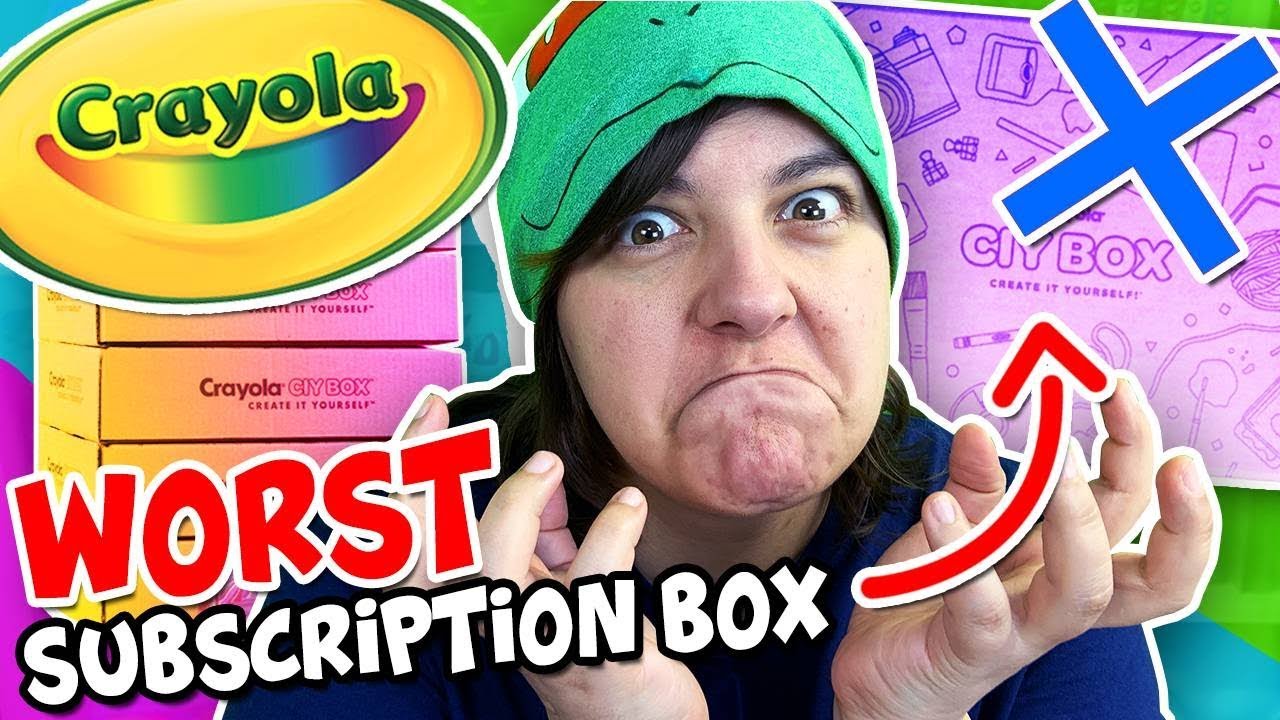 I'M SERIOUSLY ANGRY! Spent 100$ on Crayola's Subscription Box arts & crafts supplies