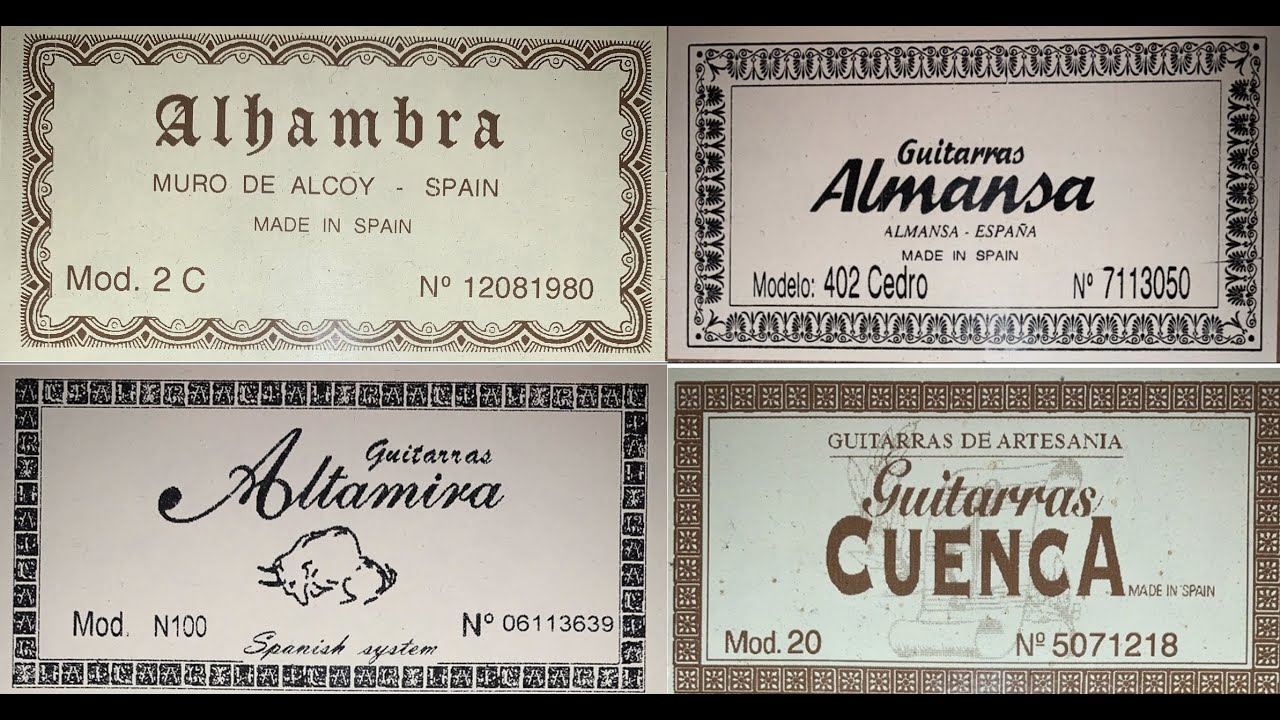 Обзор Гитар Almansa 402 , Alhambra 2C , Cuenca 20 , Altamira 100