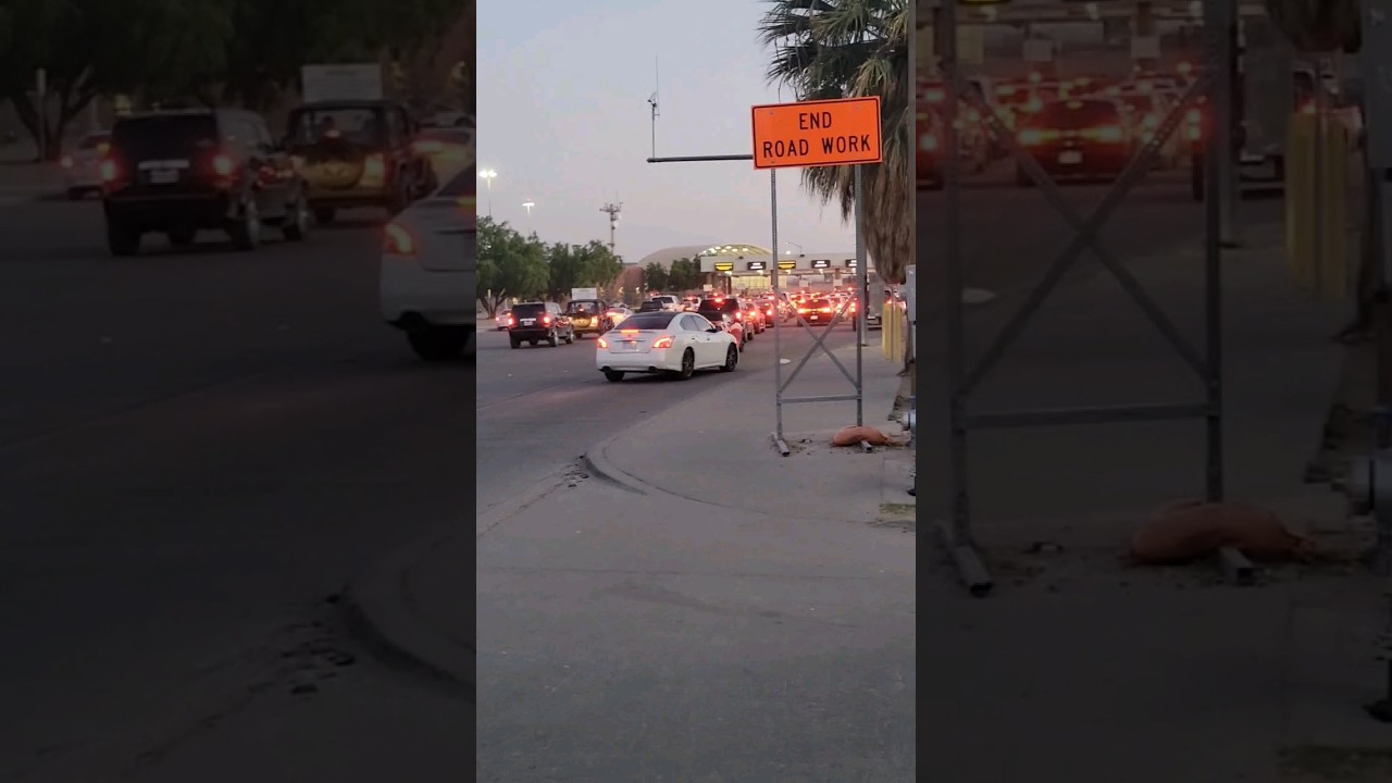 Граница США и Мексики EL PASO. 