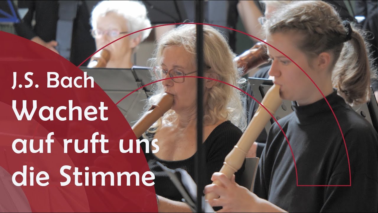 J.S. Bach: Wachet auf, ruft uns die Stimme - Choral BWV 140 | Berliner Blockflöten Orchester