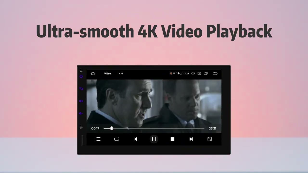 [TIQ742P] Лучшая автомобильная стереосистема Android 14 2DIN с беспроводным CarPlay и Android Auto