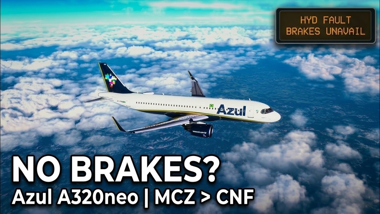 AZU2632 | MCZ x CNF | Azul A320neo MSFS 2020