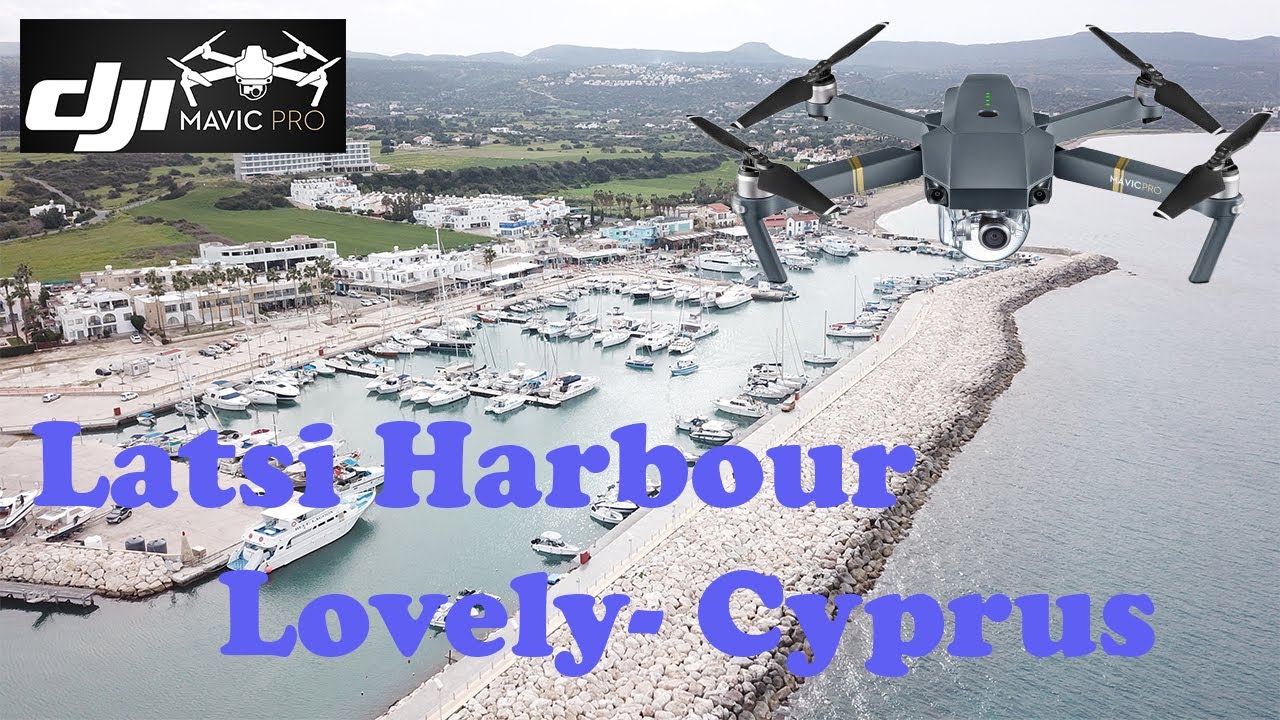 Latsi harbour Cyprus - Drone Fly MAVIC Pro - HD 03.2023