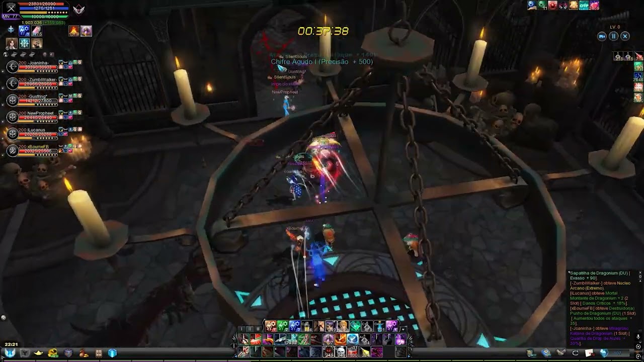Cabal OnlineBR SpeedRun Tower of the Dead B4F Guild SilentSouls