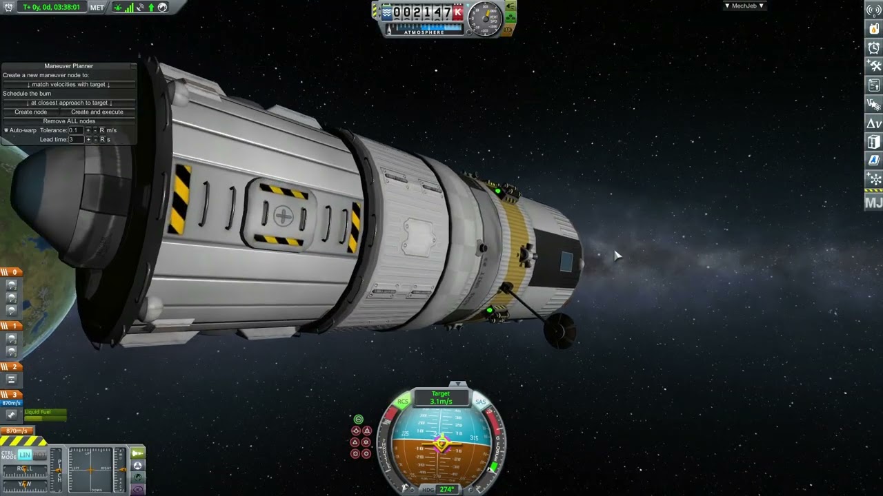 Kerbal Space Program Rescue of Kerbals from Kerbin Orbit