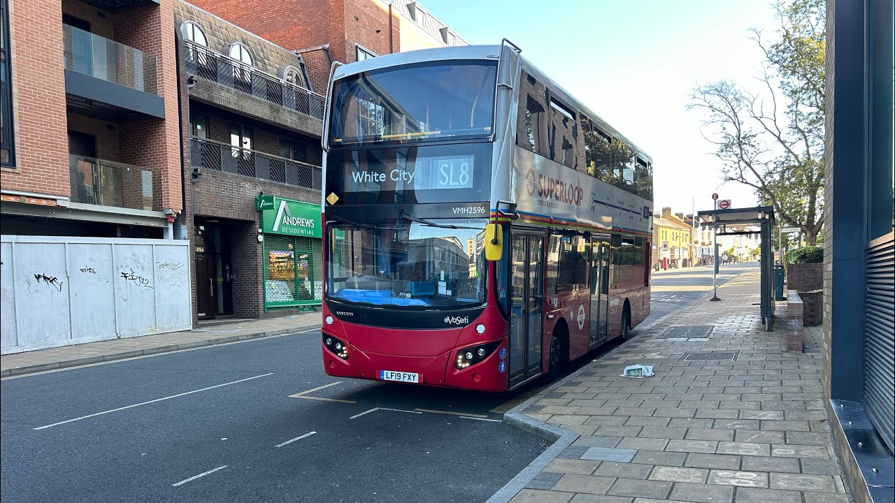 [REQUESTED VISUAL EP5]Metroline London Bus Route SL8 White City-Uxbridge|VMH2596(LF19 FXY)