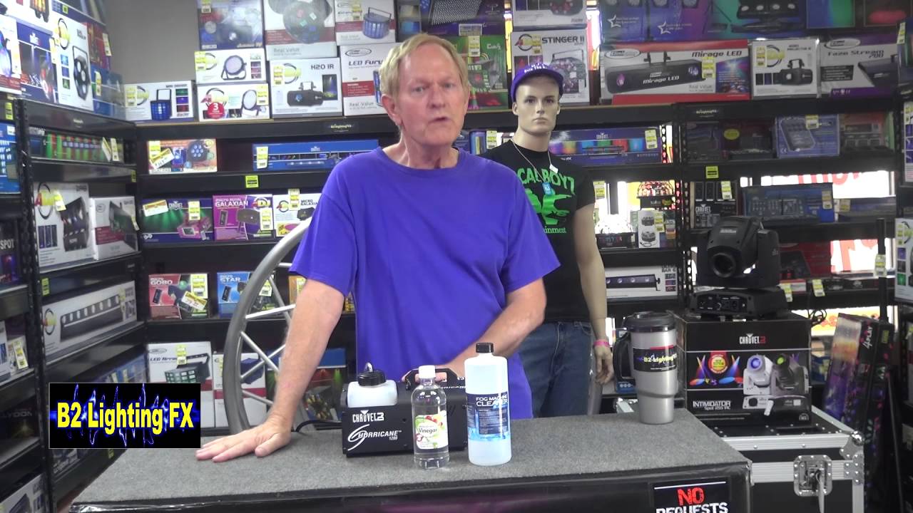 How to clean your fog machine and get it working again!