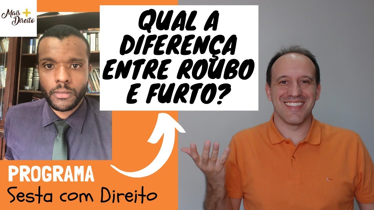 Qual a diferença entre Roubo e Furto?