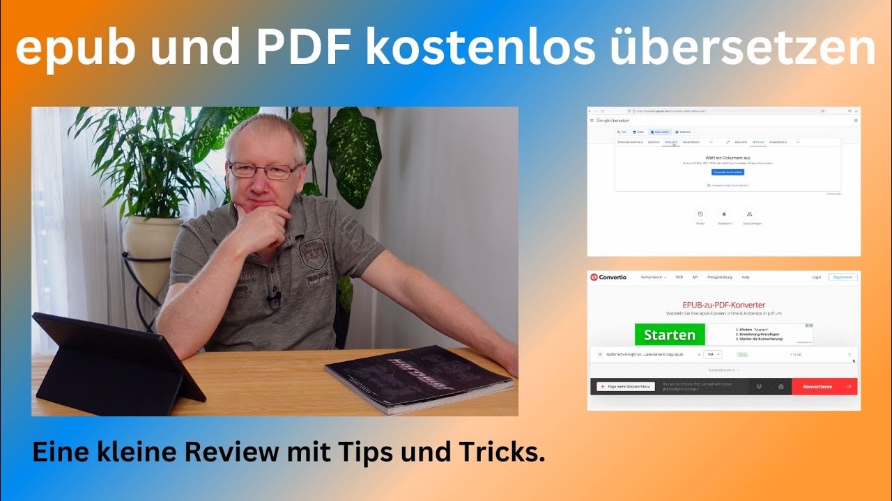 epub und PDf´s kostenlos übersetzen