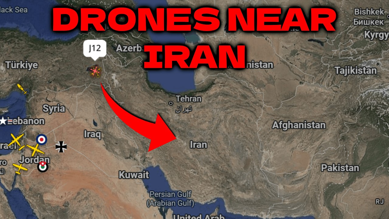 Tracking Drones Near Iran!