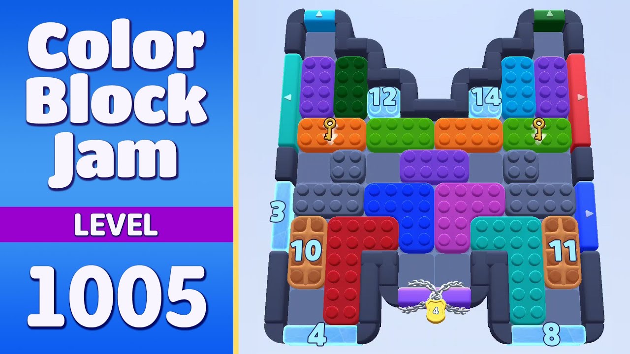 Color Block Jam Уровень 1005 (1006) | Все головоломки решены! 🎯