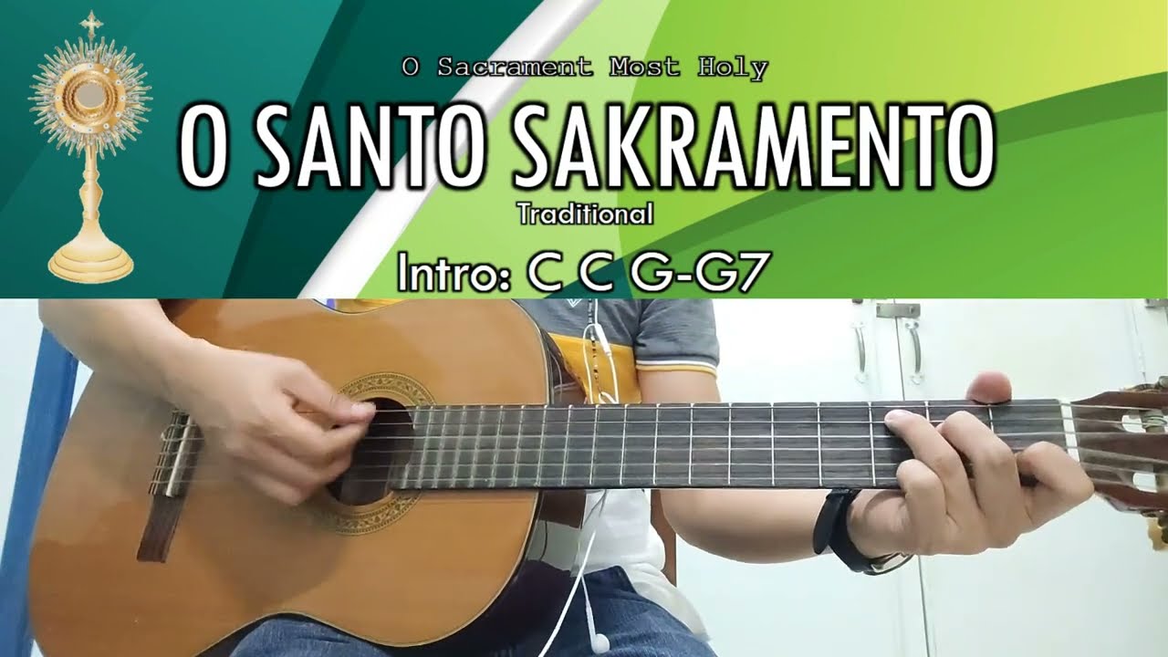 O Santo Sakramento - Guitar Chords