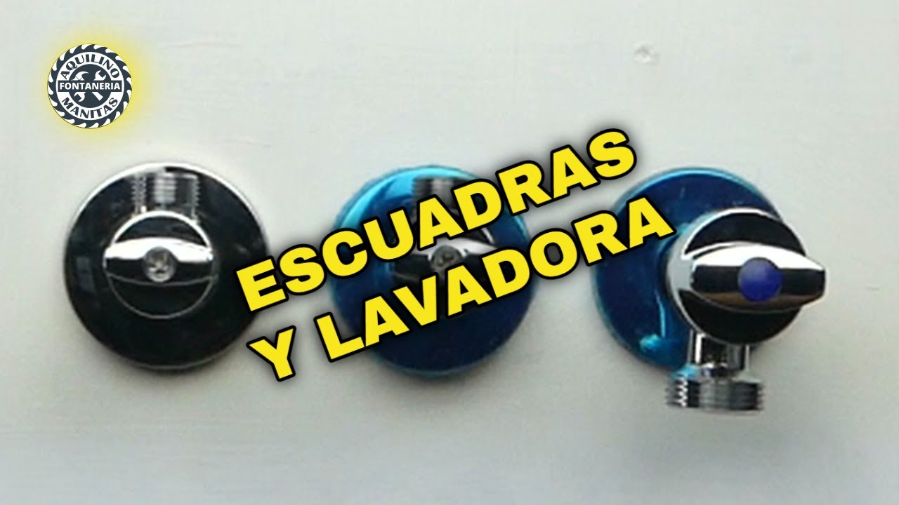 💥Cómo SACAR TOMAS DE AGUA y Qué LLAVE de ESCUADRA NECESITO??