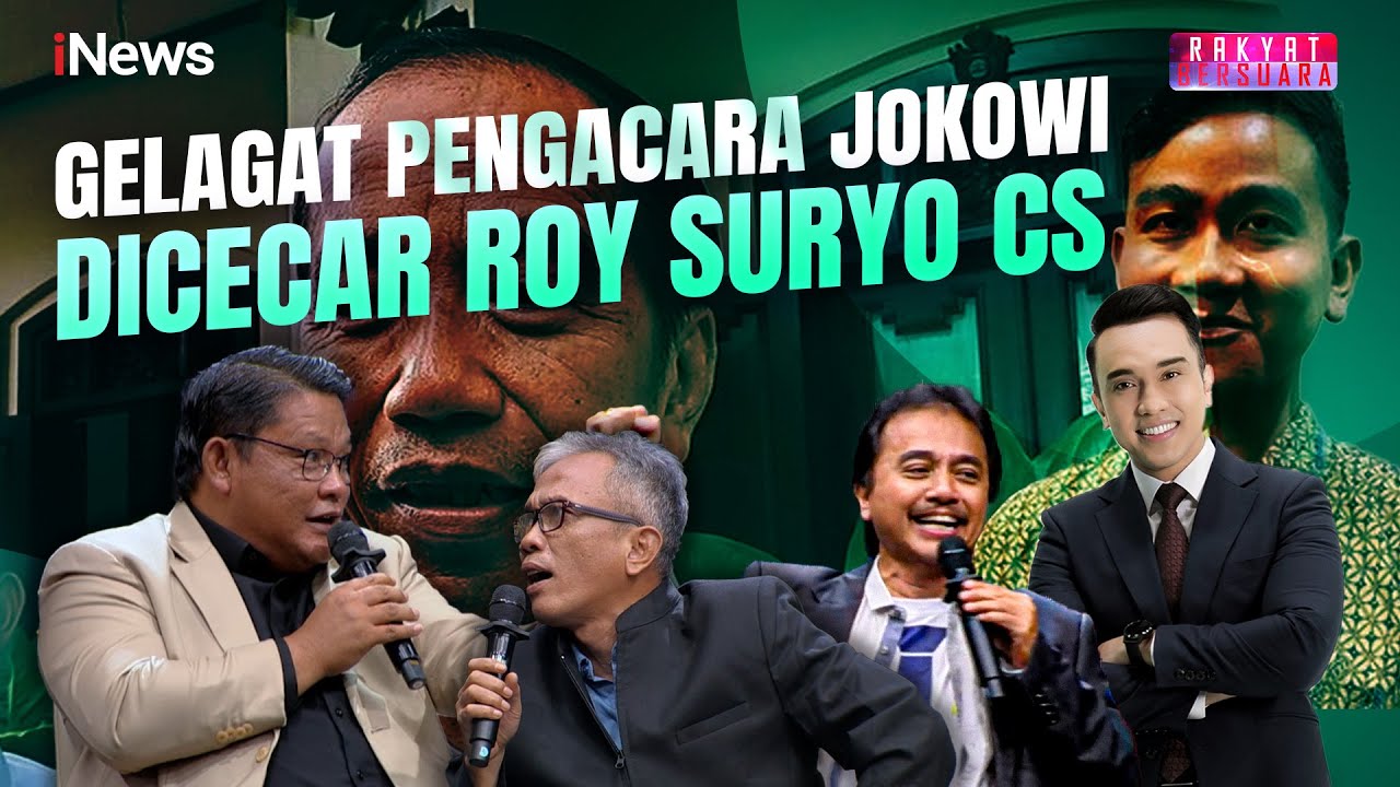 Panas! Roy Suryo CS Cecar Pengacara Jokowi 