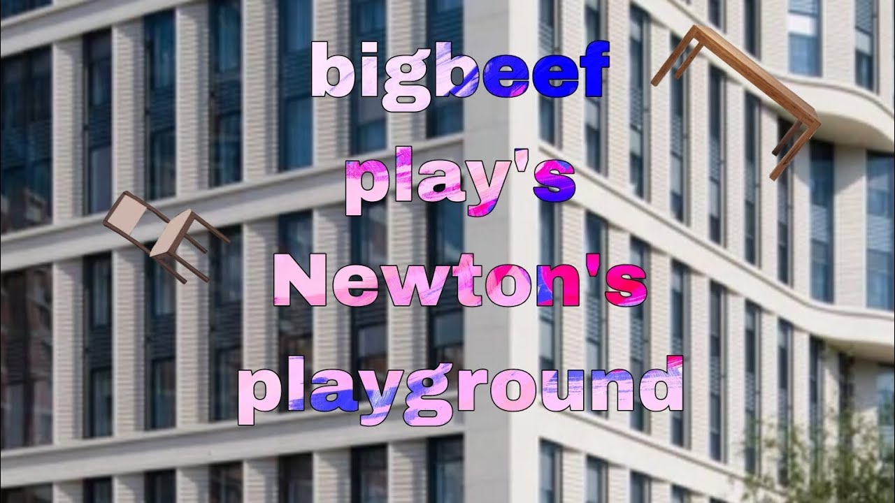 I played Newton's playground for the first time on my channel and it's so fun