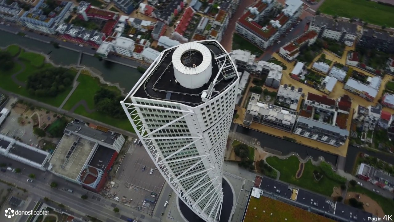 Turning Torso 4K Aerial
