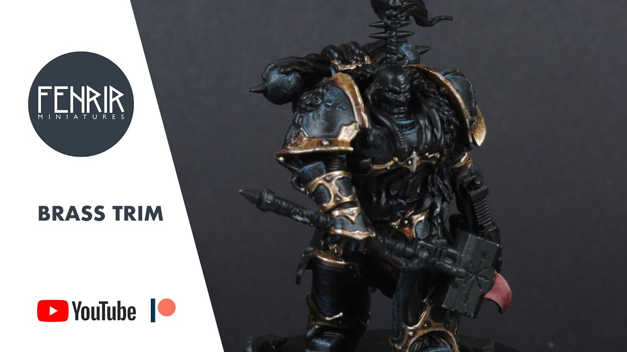How to paint: Chaos Lord Brass Trim