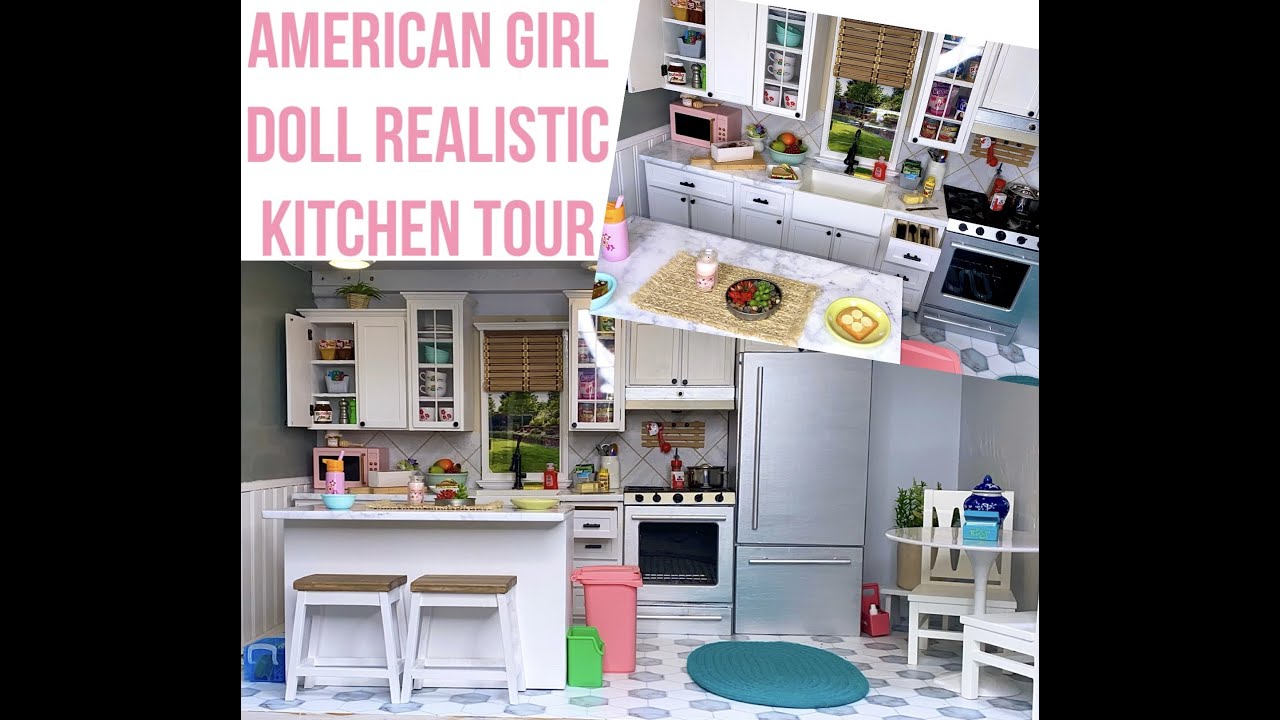 American Girl Doll Realistic Kitchen Tour