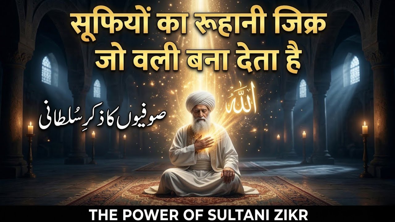 Sufiyon Ka Woh Ruhani Zikr Jo Vali Bana Deta Hai | The Secret Power Of Sultani Zikr | Sufi Taleem
