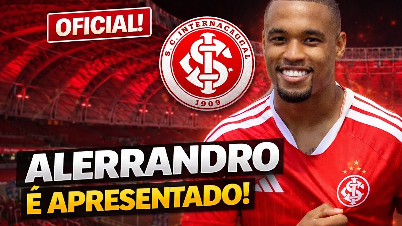 O NOVO CAMISA 9 DO INTER! Alerrandro assume a responsabilidade de herdar o número de ídolos