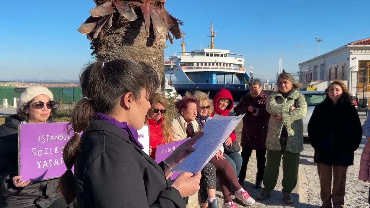 Kadına karşı şiddetle mücadele gününde basın açıklaması