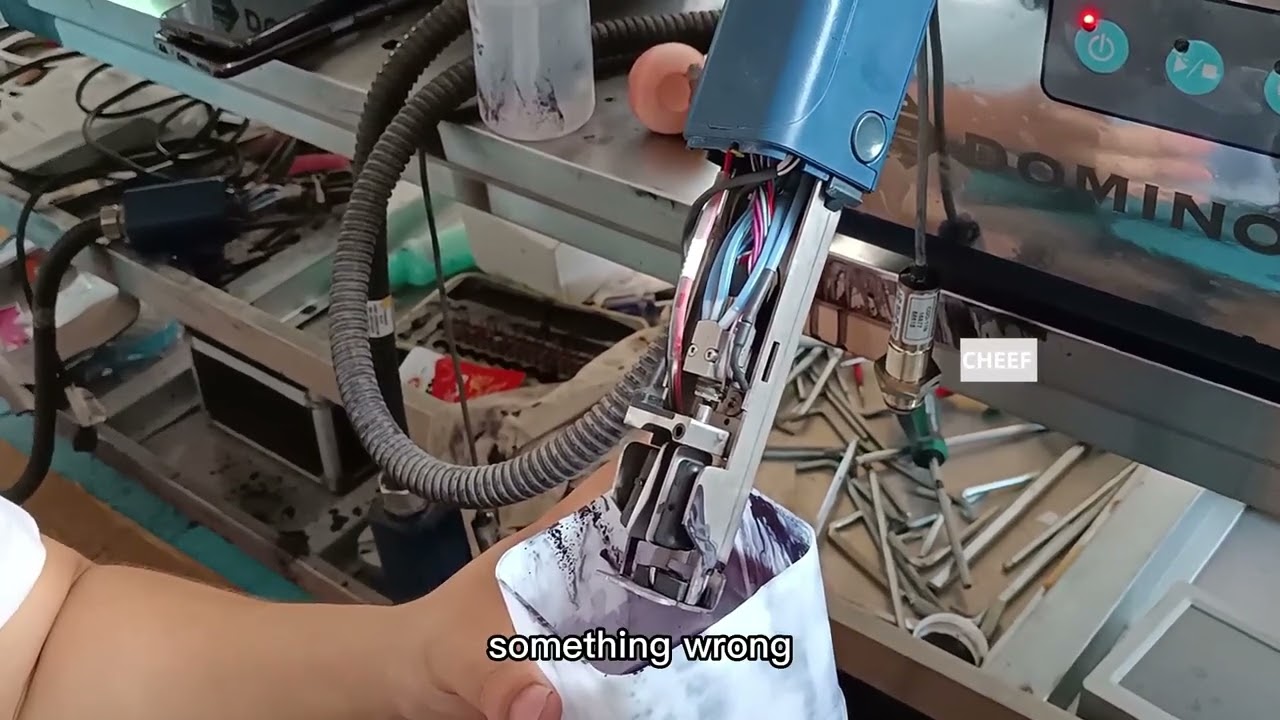 Take a look at the Domino Ax150i common troubleshooting and ink line adjustment tutorial!