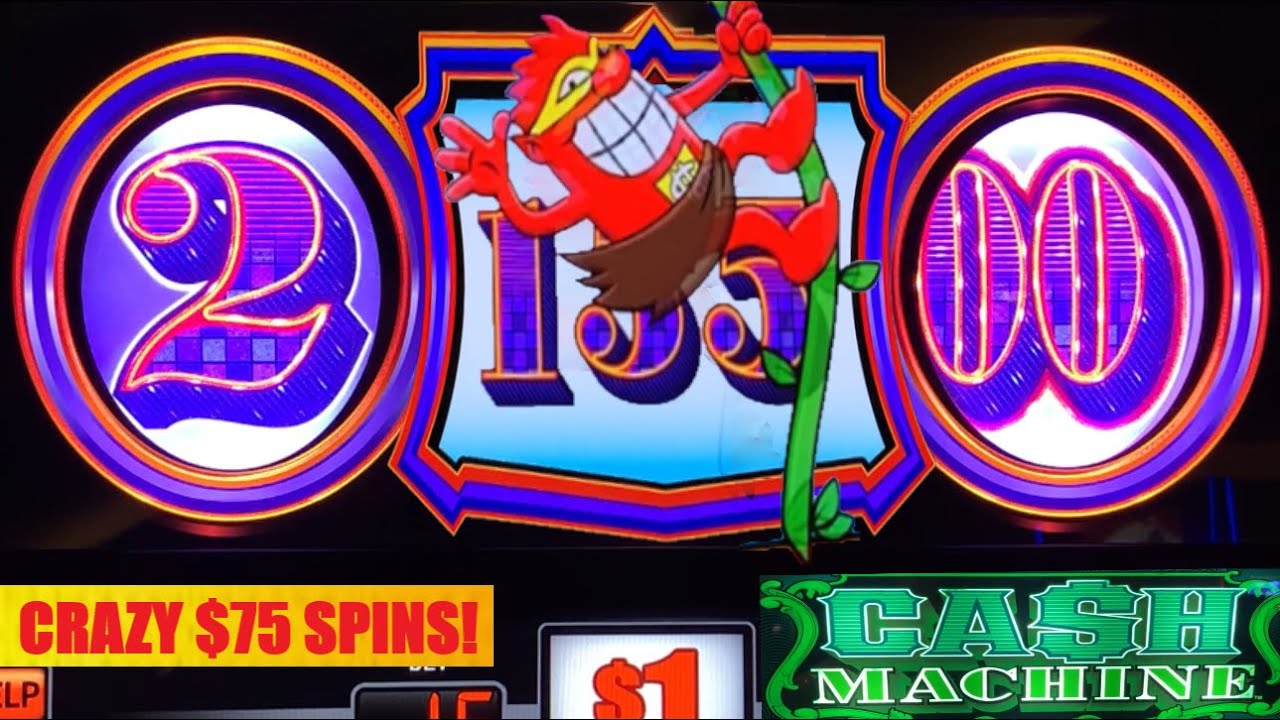 Crazy $75 spins on BLACK & WHITE Double Jackpot! BIG Whammy Wins on Press Your Luck Cash Machine!