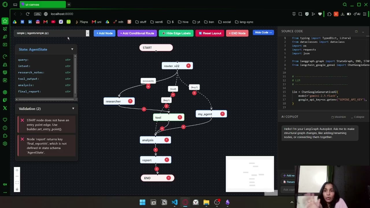 LangGraph Sync- A bidirectional visual editor to keep your graph and code synchronized