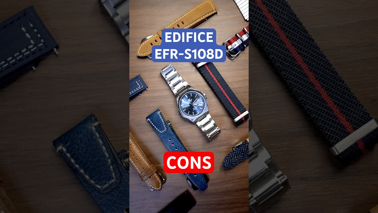 4 Annoying Things : Casio Edifice EFR-S108D